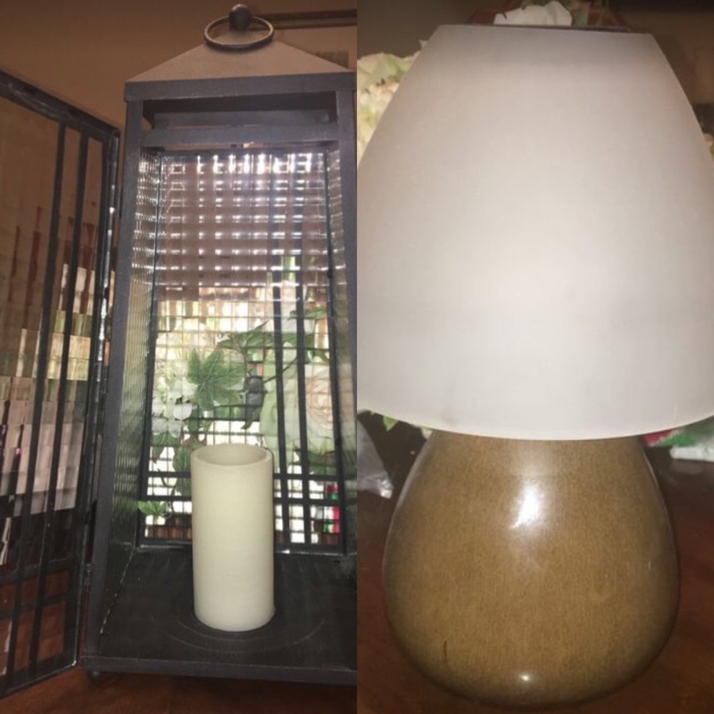 BUNDLE Lantern and lamp